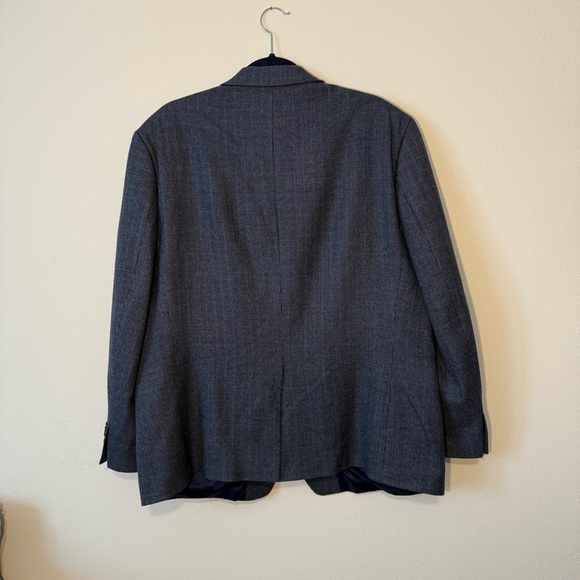 Lauren Ralph Lauren Green Label Tweed Navy Blue Sport Coat Blazer Wool Blend - Picture 5 of 5